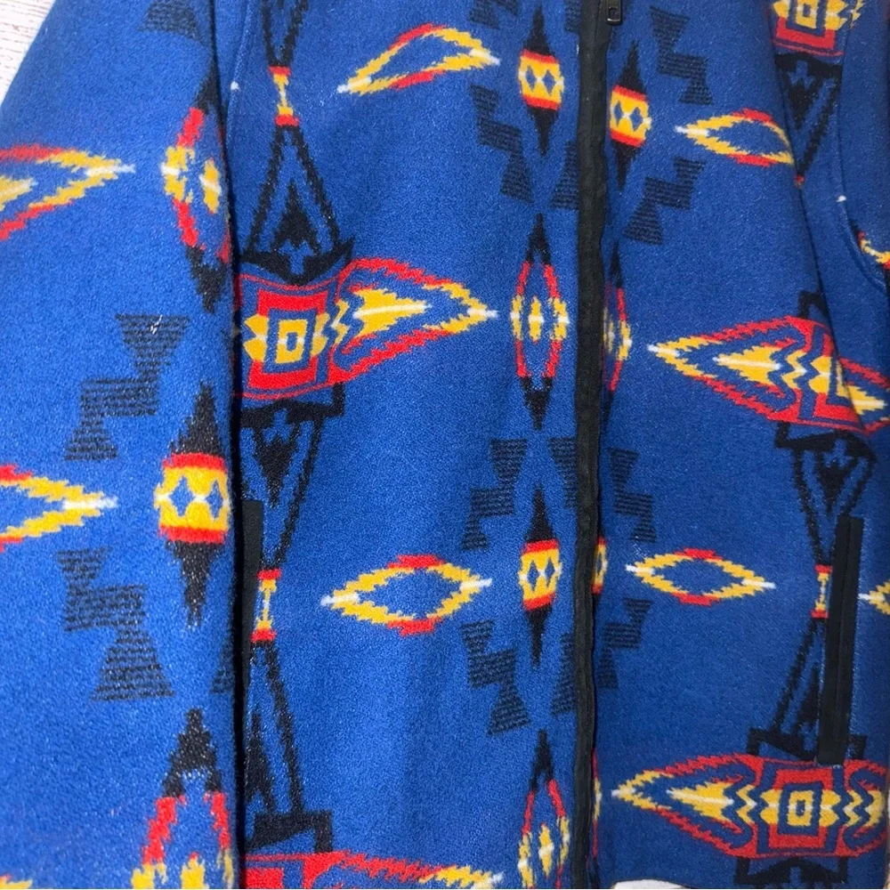Pendleton Blue Multicolor Patterned Jacket - Picture 3 of 15